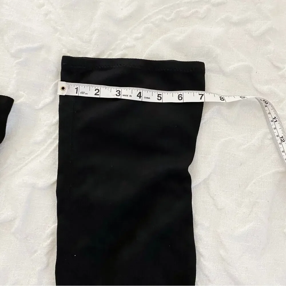 New York & Co Stacked Heel Over the Knee Boots Size 8